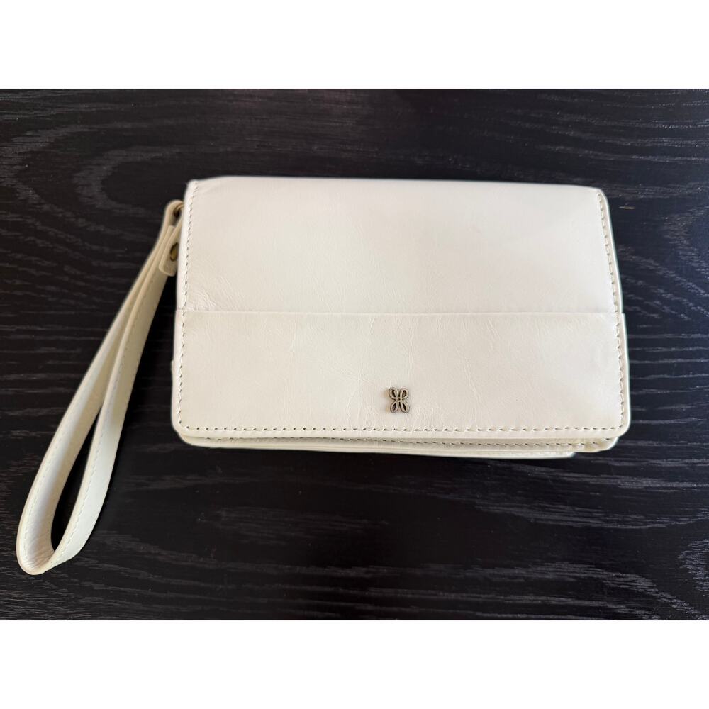 Hobo NEW Jill Leather Wristlet, Color: Lilly
